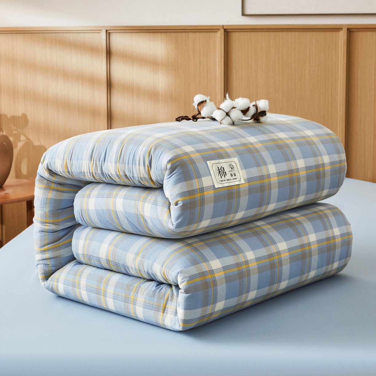 91家纺网 家纺一手货源 找家纺 （总）鑫佰利 2025新款A类水洗棉可拆洗新疆棉花被被子被芯