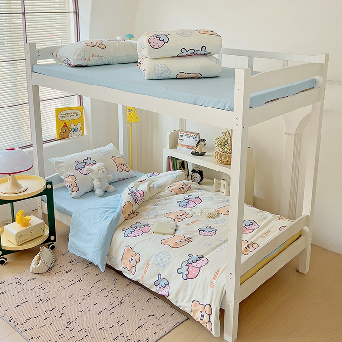 曼陀罗2025新款超柔云朵棉学生宿舍上下铺三件套 宠爱