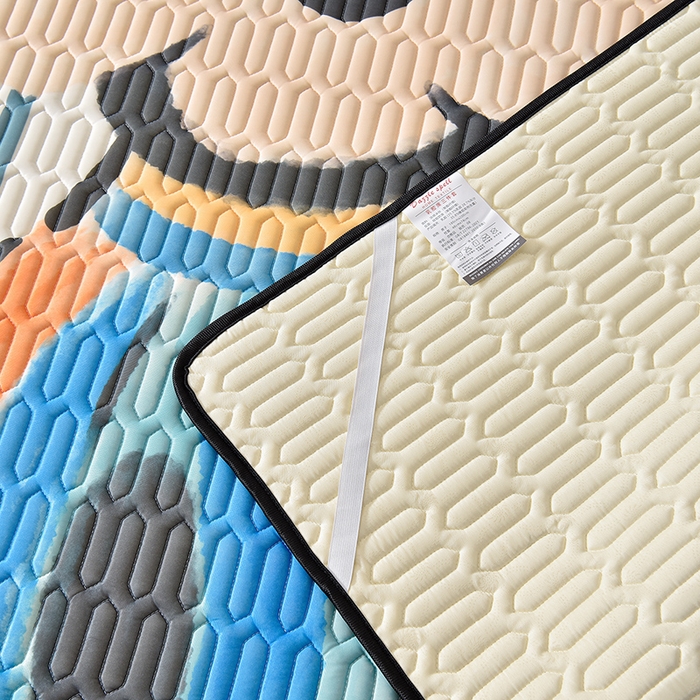 91家纺网 家纺一手货源 找家纺 炫拼家纺 2025新款凉感丝大版乳胶凉席三件套 狗狗队长