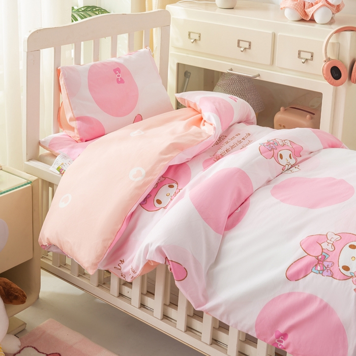 91家纺网 家纺一手货源 找家纺 （总）博雅 2025新款三丽欧全棉纯棉幼儿园三套件宿舍三件套上下铺三件套