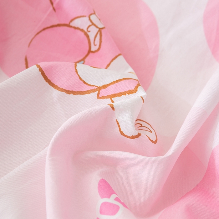 91家纺网 家纺一手货源 找家纺 博雅 2025新款三丽欧全棉纯棉幼儿园三套件宿舍三件套上下铺三件套 波点美乐蒂