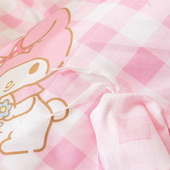 91家纺网 家纺一手货源 找家纺 博雅 2025新款三丽欧全棉纯棉幼儿园三套件宿舍三件套上下铺三件套 粉格美乐蒂