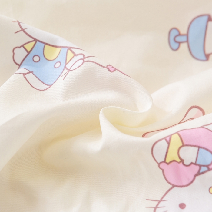 91家纺网 家纺一手货源 找家纺 博雅 2025新款三丽欧全棉纯棉幼儿园三套件宿舍三件套上下铺三件套 美美KT