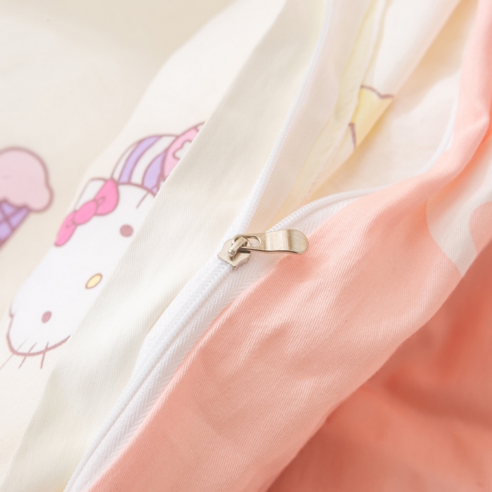 91家纺网 家纺一手货源 找家纺 博雅 2025新款三丽欧全棉纯棉幼儿园三套件宿舍三件套上下铺三件套 美美KT