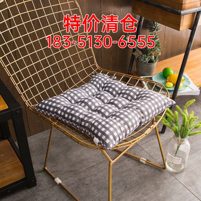 91家纺网 家纺一手货源 找家纺 （总）闲鱼家纺2025新款特价清仓坐垫 赠品 颜色随机,特价白色,纯色随机,格子随机,印花随机