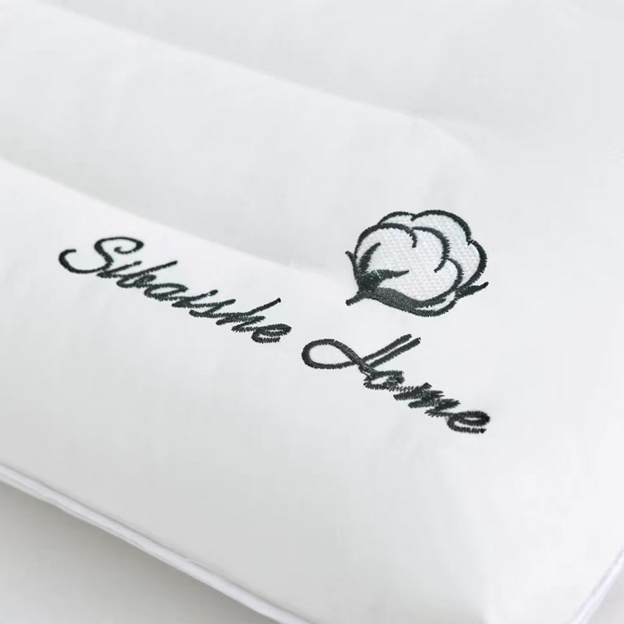 91家纺网 家纺一手货源 找家纺 （总）羽凡居 2025新款A类全棉刺绣枕头枕芯