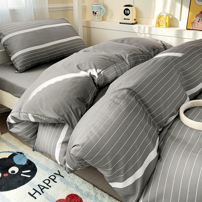 91家纺网 家纺一手货源 找家纺 曼陀罗2025新款超柔云朵棉学生宿舍上下铺三件套 威斯汀