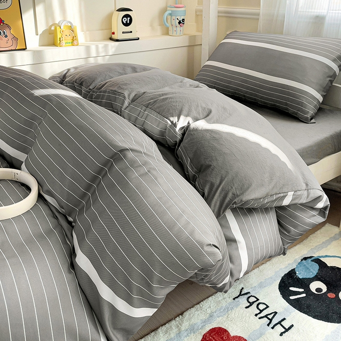 91家纺网 家纺一手货源 找家纺 曼陀罗2025新款超柔云朵棉学生宿舍上下铺三件套 威斯汀