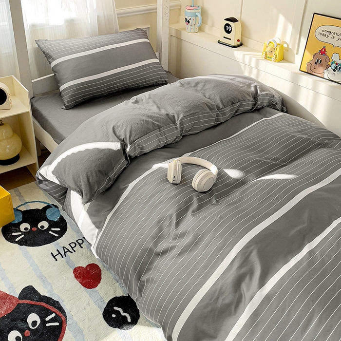 91家纺网 家纺一手货源 找家纺 曼陀罗2025新款超柔云朵棉学生宿舍上下铺三件套 威斯汀