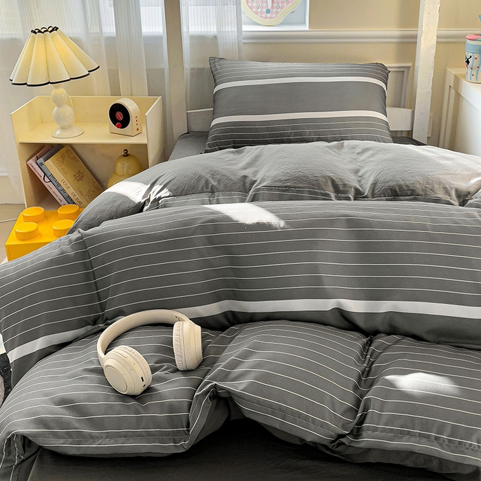 91家纺网 家纺一手货源 找家纺 曼陀罗2025新款超柔云朵棉学生宿舍上下铺三件套 威斯汀