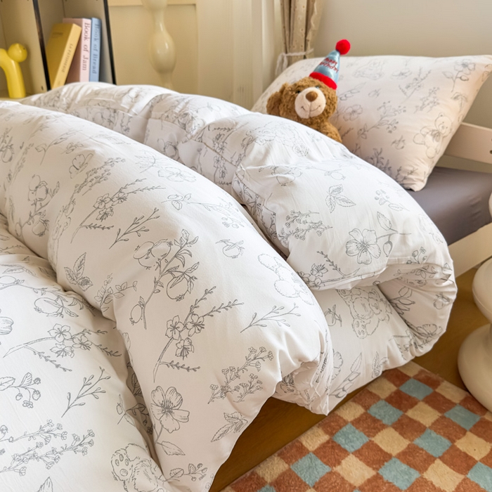 91家纺网 家纺一手货源 找家纺 曼陀罗2025新款超柔云朵棉学生宿舍上下铺三件套 晚风告白