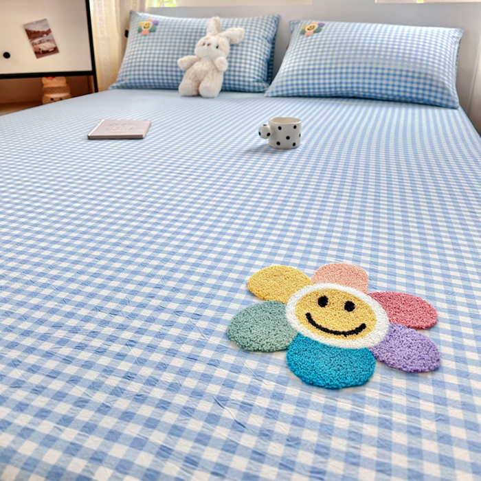 91家纺网 家纺一手货源 找家纺 （总）佳汐蓝家纺 2025新款秋冬水洗棉单床笠单品床笠单件床笠