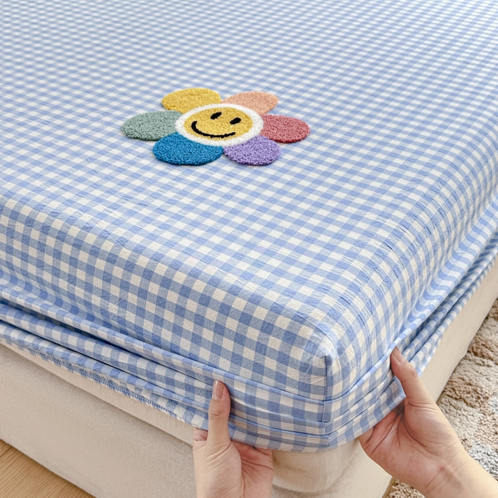 91家纺网 家纺一手货源 找家纺 （总）佳汐蓝家纺 2025新款秋冬水洗棉单床笠单品床笠单件床笠