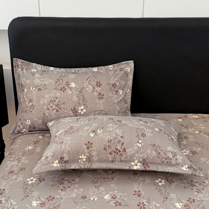 91家纺网 家纺一手货源 找家纺 梦舒羽 2025新款原麻枕套宿舍单人枕芯套枕头套内胆套仿亚麻 山花浪漫