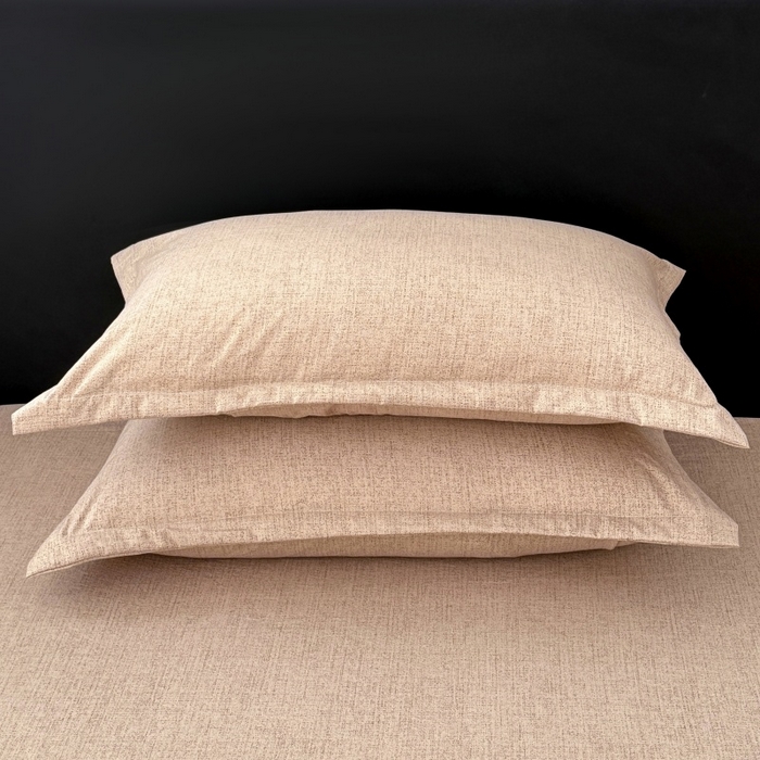 91家纺网 家纺一手货源 找家纺 梦舒羽 2025新款原麻枕套宿舍单人枕芯套枕头套内胆套仿亚麻 暖卡其
