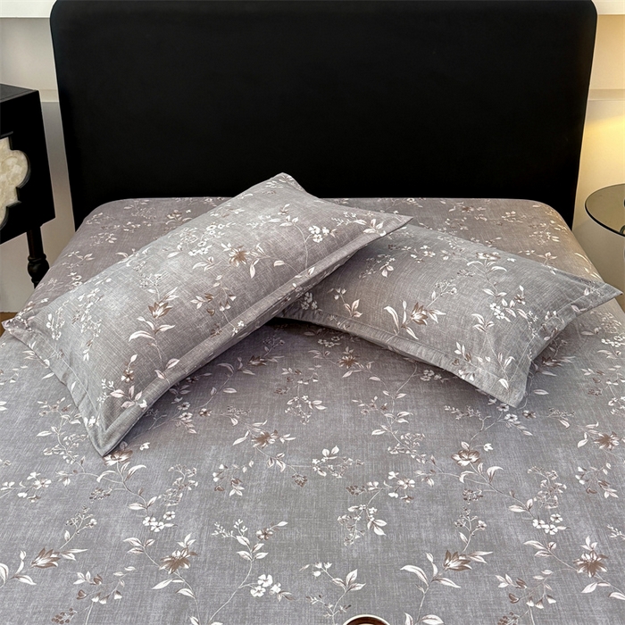 91家纺网 家纺一手货源 找家纺 梦舒羽 2025新款原麻枕套宿舍单人枕芯套枕头套内胆套仿亚麻 花蕾