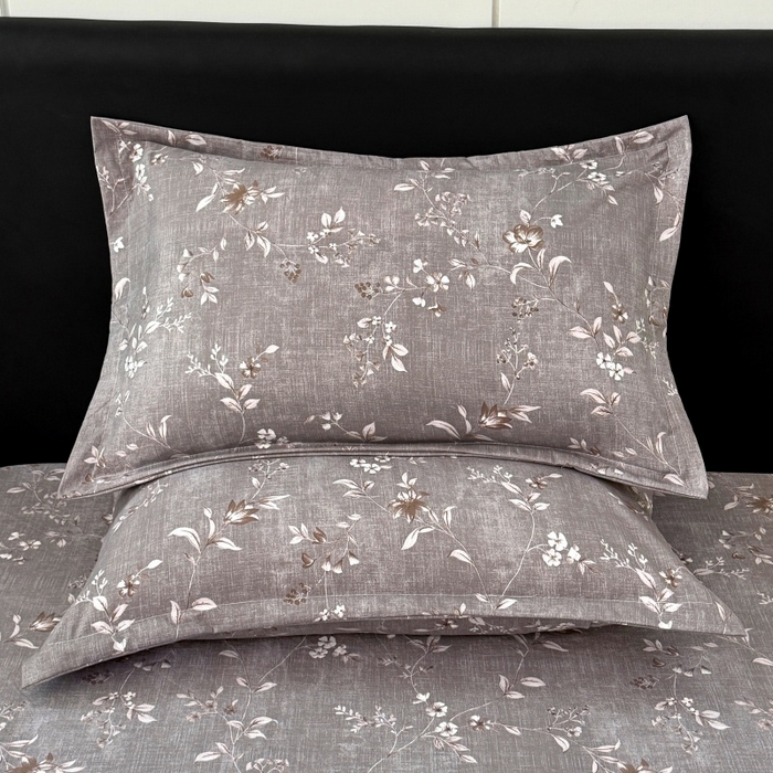 91家纺网 家纺一手货源 找家纺 梦舒羽 2025新款原麻枕套宿舍单人枕芯套枕头套内胆套仿亚麻 花蕾