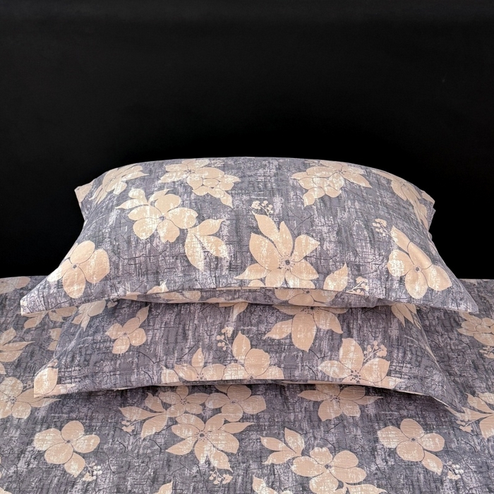 91家纺网 家纺一手货源 找家纺 梦舒羽 2025新款原麻枕套宿舍单人枕芯套枕头套内胆套仿亚麻 陌上花开-咖