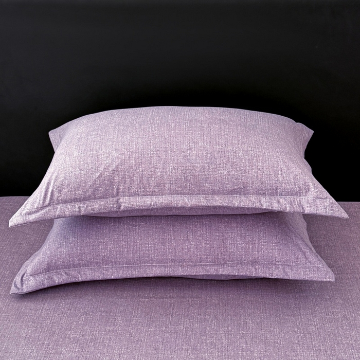 91家纺网 家纺一手货源 找家纺 梦舒羽 2025新款原麻枕套宿舍单人枕芯套枕头套内胆套仿亚麻 罗兰紫