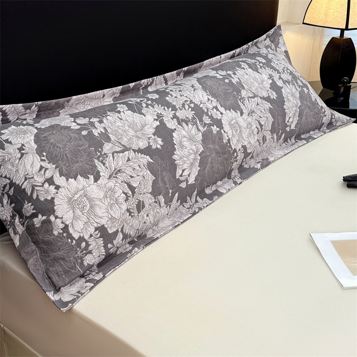 91家纺网 家纺一手货源 找家纺 （总）梦舒羽 2025新款原麻双人枕套宿舍情侣枕芯套家用加长枕头套内胆套仿亚麻