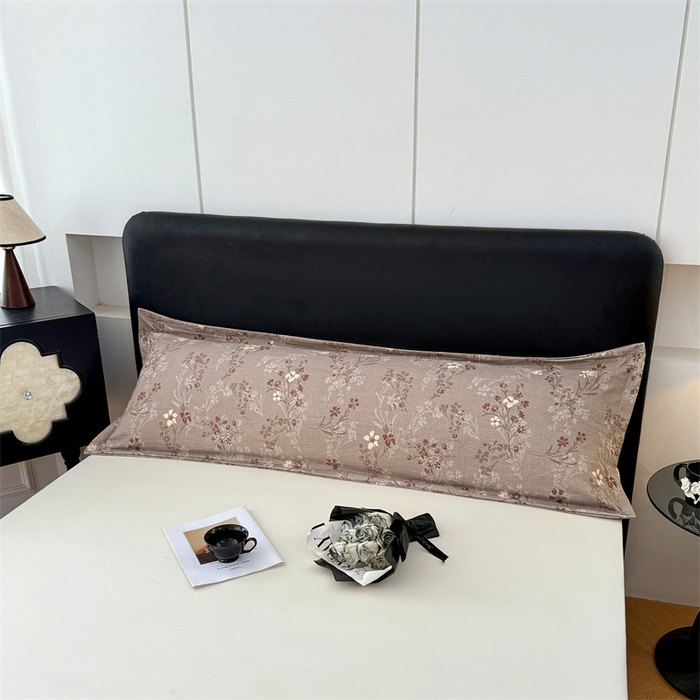 91家纺网 家纺一手货源 找家纺 （总）梦舒羽 2025新款原麻双人枕套宿舍情侣枕芯套家用加长枕头套内胆套仿亚麻