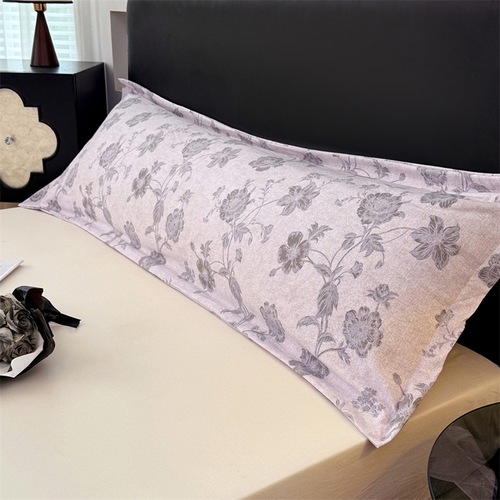 91家纺网 家纺一手货源 找家纺 梦舒羽 2025新款原麻双人枕套宿舍情侣枕芯套家用加长枕头套内胆套仿亚麻 南笙