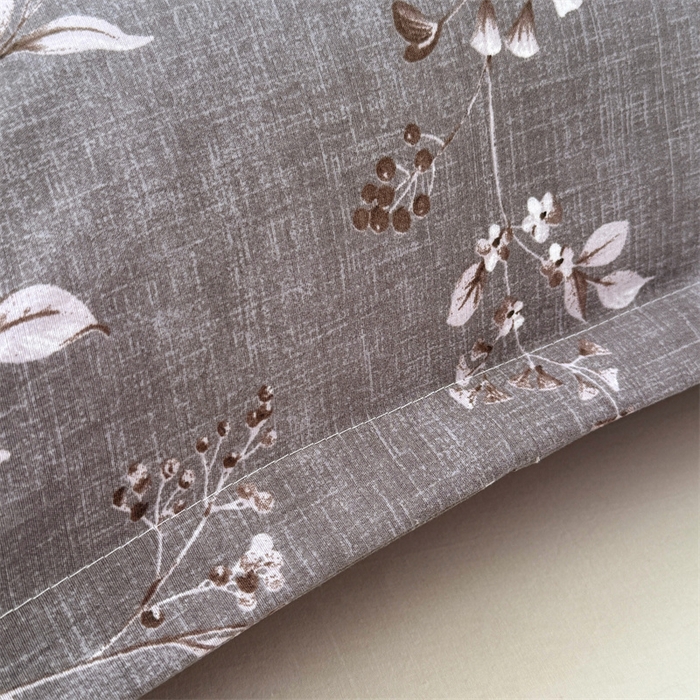 91家纺网 家纺一手货源 找家纺 梦舒羽 2025新款原麻双人枕套宿舍情侣枕芯套家用加长枕头套内胆套仿亚麻 花蕾