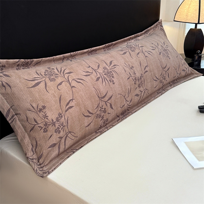 梦舒羽 2025新款原麻双人枕套宿舍情侣枕芯套家用加长枕头套内胆套仿亚麻 素锦