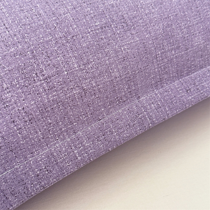 91家纺网 家纺一手货源 找家纺 梦舒羽 2025新款原麻双人枕套宿舍情侣枕芯套家用加长枕头套内胆套仿亚麻 罗兰紫