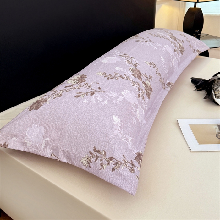 91家纺网 家纺一手货源 找家纺 梦舒羽 2025新款原麻双人枕套宿舍情侣枕芯套家用加长枕头套内胆套仿亚麻 春风序