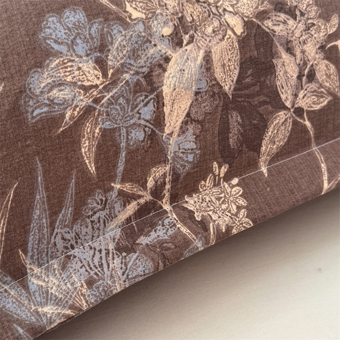 91家纺网 家纺一手货源 找家纺 梦舒羽 2025新款原麻双人枕套宿舍情侣枕芯套家用加长枕头套内胆套仿亚麻 金枝玉叶