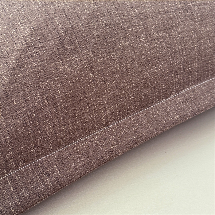 91家纺网 家纺一手货源 找家纺 梦舒羽 2025新款原麻双人枕套宿舍情侣枕芯套家用加长枕头套内胆套仿亚麻 慕斯咖