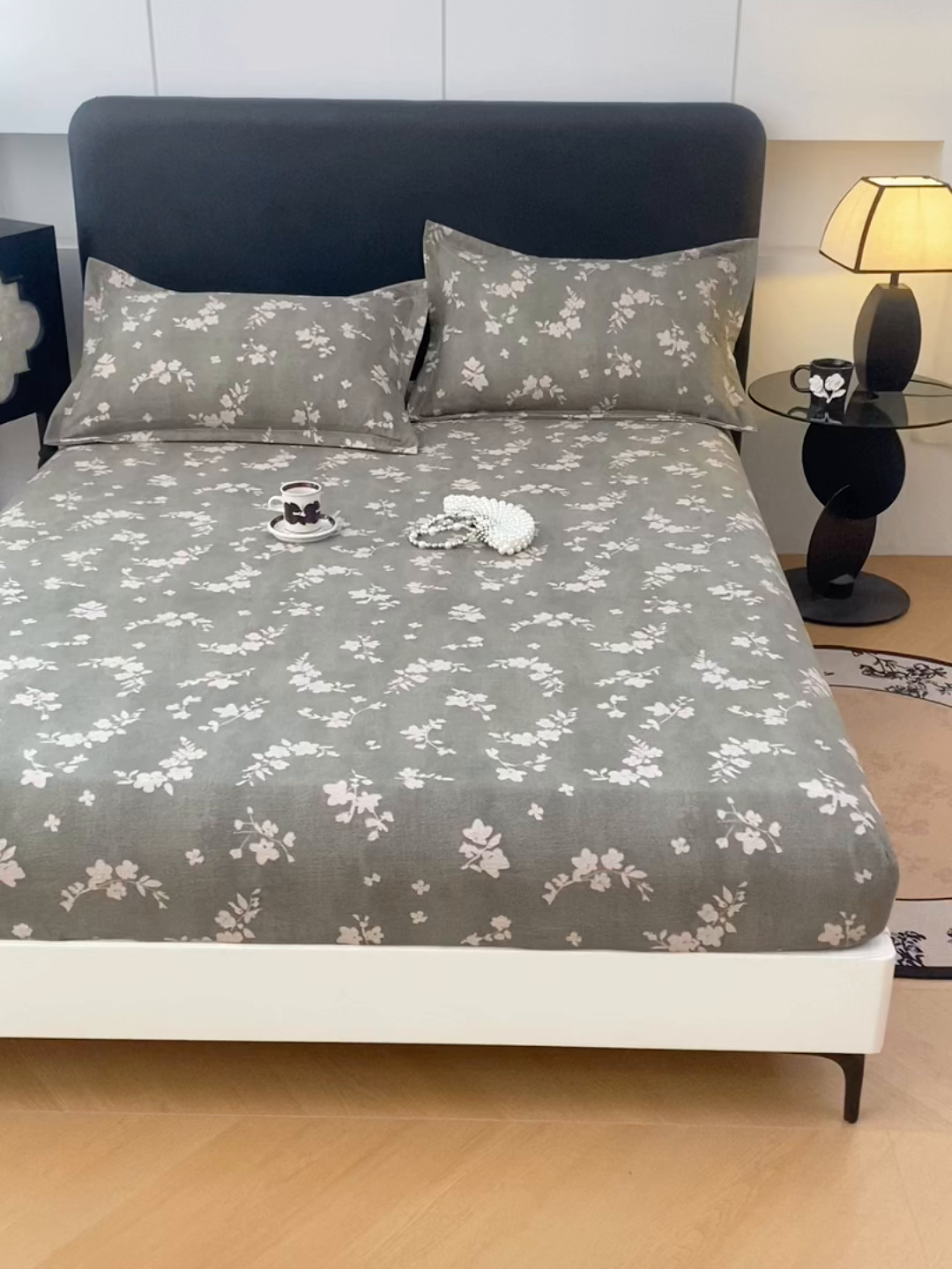 91家纺网 家纺一手货源 找家纺 梦舒羽 2025新款原麻双人枕套宿舍情侣枕芯套家用加长枕头套内胆套仿亚麻 曼妙花园