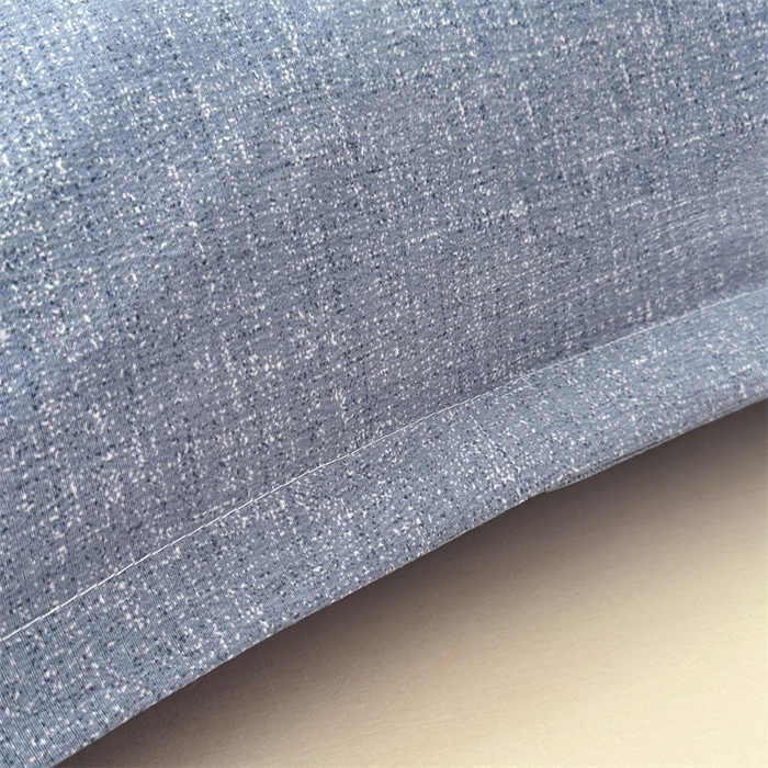 91家纺网 家纺一手货源 找家纺 梦舒羽 2025新款原麻双人枕套宿舍情侣枕芯套家用加长枕头套内胆套仿亚麻 帝都蓝