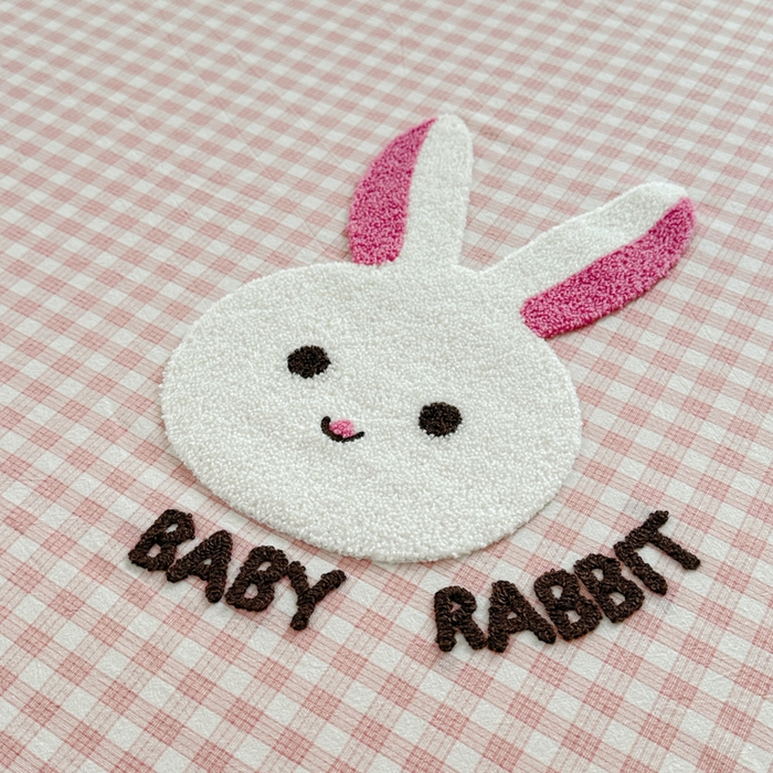 91家纺网 家纺一手货源 找家纺 佳汐蓝家纺 2025新款秋冬水洗棉单床笠单品床笠单件床笠 甜甜兔