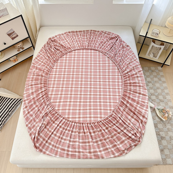 91家纺网 家纺一手货源 找家纺 佳汐蓝家纺 2025新款秋冬水洗棉单床笠单品床笠单件床笠 兔兔花