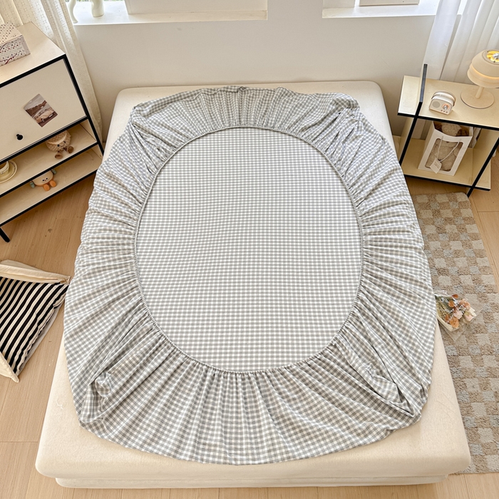 91家纺网 家纺一手货源 找家纺 佳汐蓝家纺 2025新款秋冬水洗棉单床笠单品床笠单件床笠 熊嘟嘟