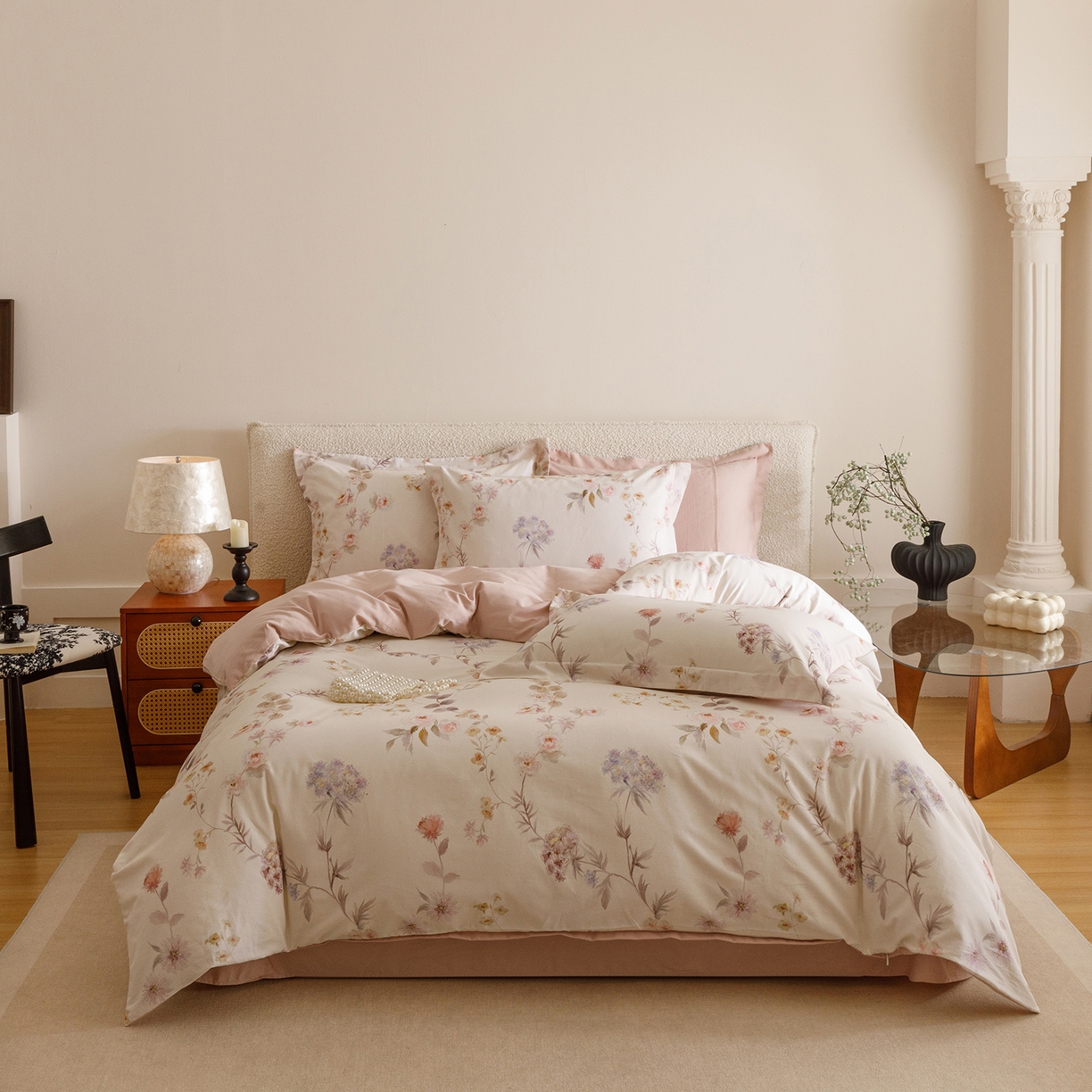 91家纺网 家纺一手货源 找家纺 （总）爱思佳 2025新款加厚全棉纯棉磨毛数码印花四件套