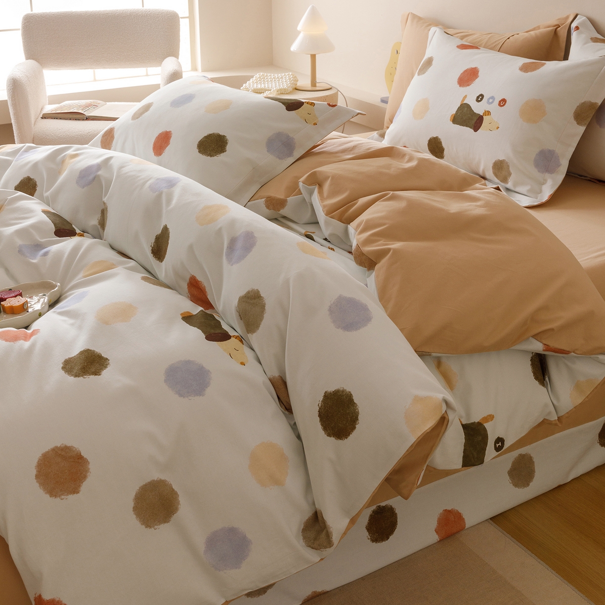 91家纺网 家纺一手货源 找家纺 （总）爱思佳 2025新款加厚全棉纯棉磨毛数码印花四件套