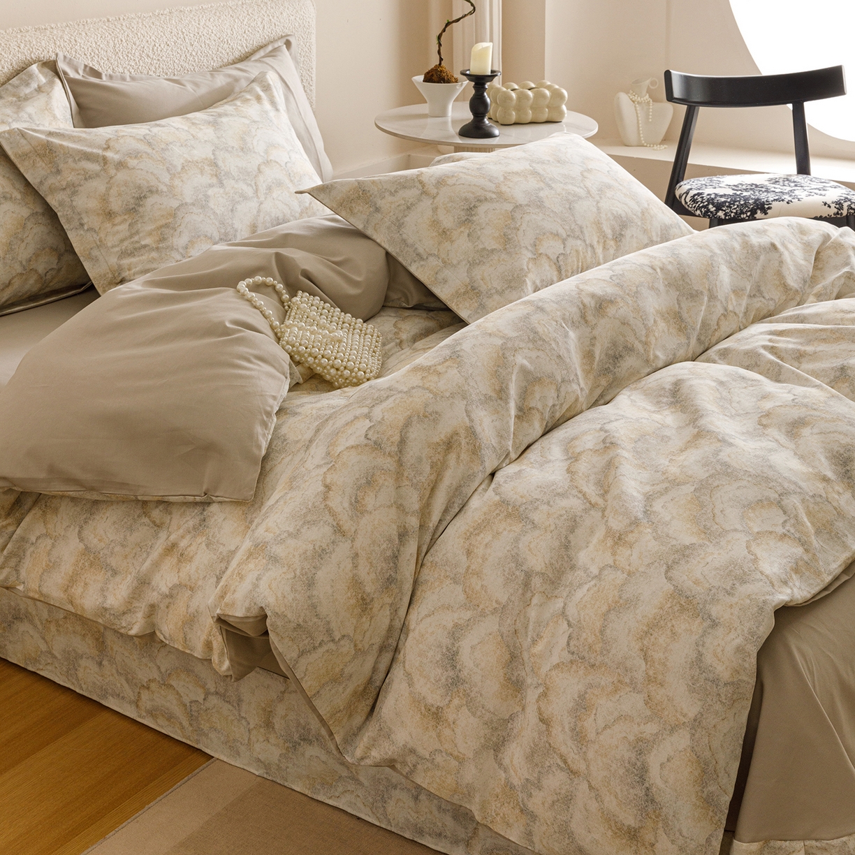 91家纺网 家纺一手货源 找家纺 （总）爱思佳 2025新款加厚全棉纯棉磨毛数码印花四件套