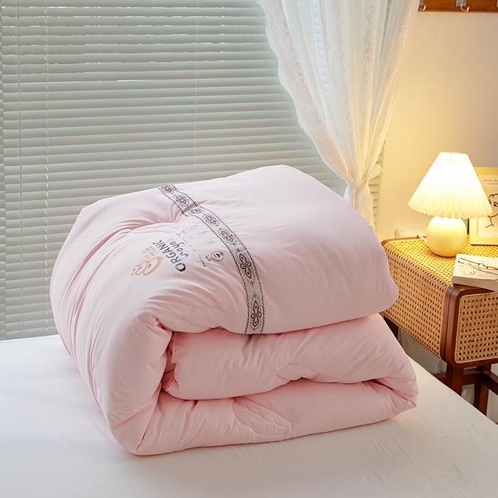 91家纺网 家纺一手货源 找家纺 VIP被业 2025新款爱永恒大豆冬被水洗棉春秋被被子被芯 爱永恒-魅惑粉