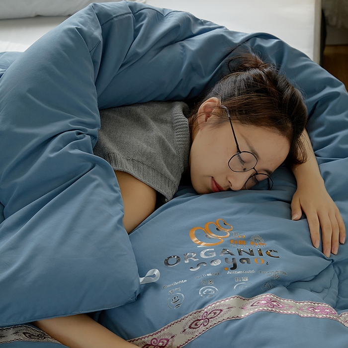 91家纺网 家纺一手货源 找家纺 （总）VIP被业 2025新款爱永恒大豆冬被水洗棉春秋被被子被芯