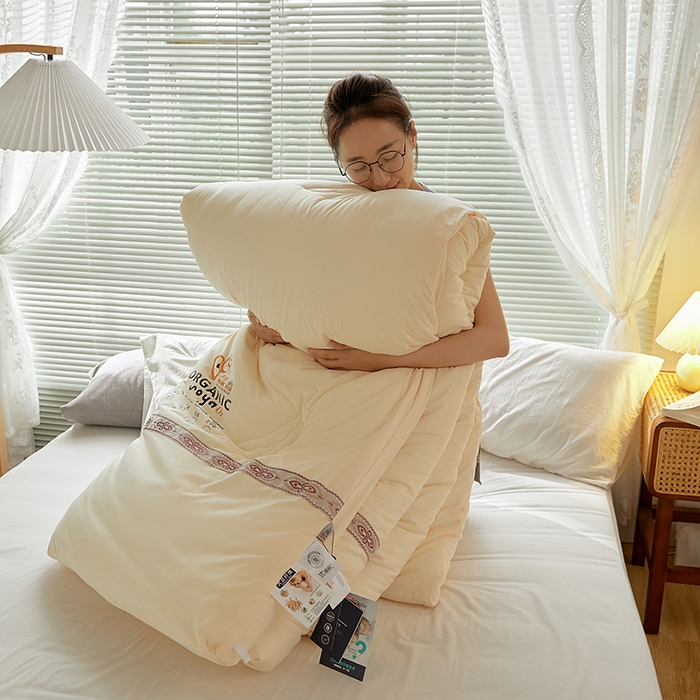 91家纺网 家纺一手货源 找家纺 VIP被业 2025新款爱永恒大豆冬被水洗棉春秋被被子被芯 爱永恒-琉璃米