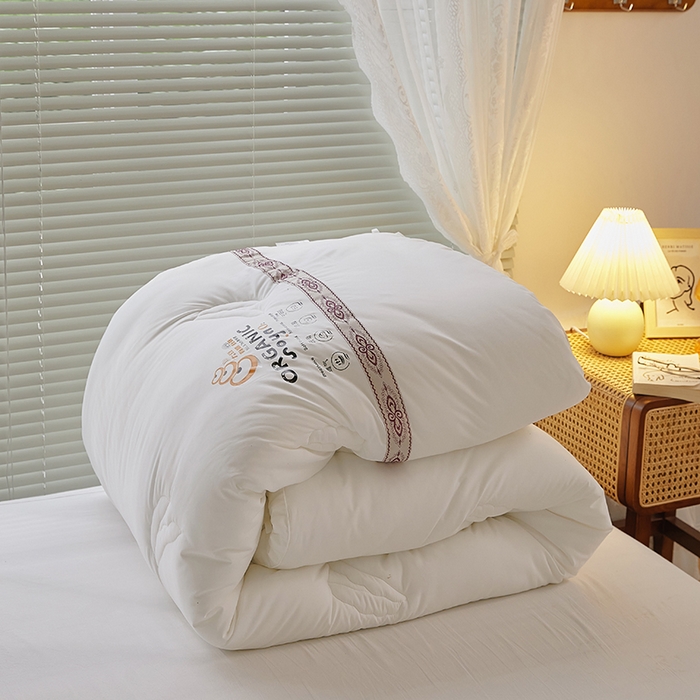 91家纺网 家纺一手货源 找家纺 VIP被业 2025新款爱永恒大豆冬被水洗棉春秋被被子被芯 爱永恒-珍珠白