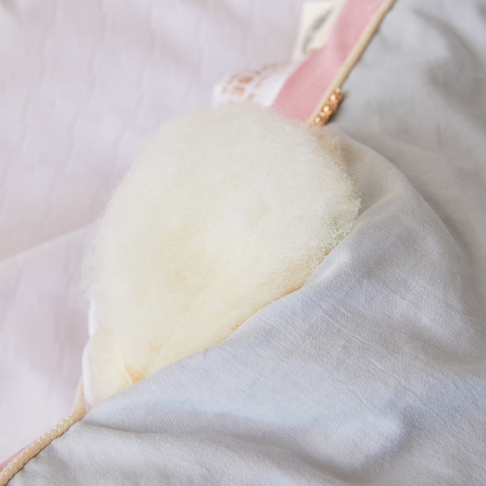 91家纺网 家纺一手货源 找家纺 VIP被业 2025新款提压花立体大豆冬被磨毛春秋被被芯 白色