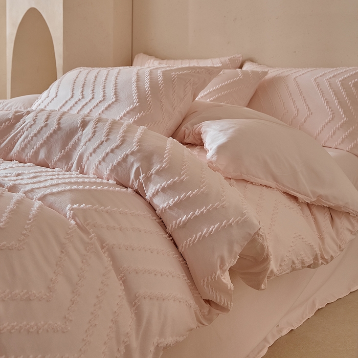 91家纺网 家纺一手货源 找家纺 （总）缘生活 2025新款立体剪花A面剪花面料B面加厚磨毛布料四件套