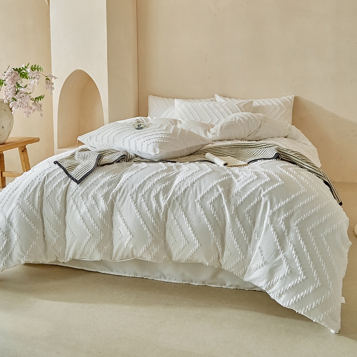 91家纺网 家纺一手货源 找家纺 （总）缘生活 2025新款立体剪花A面剪花面料B面加厚磨毛布料四件套