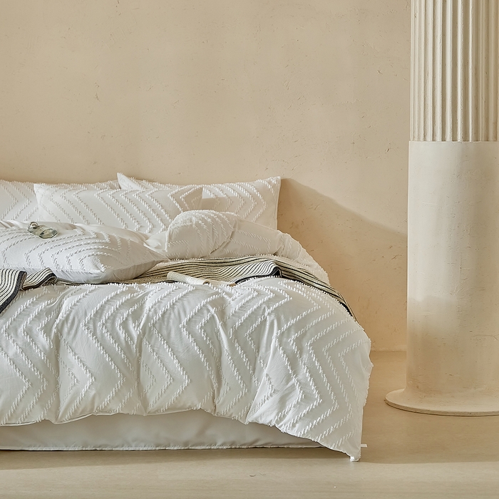 91家纺网 家纺一手货源 找家纺 （总）缘生活 2025新款立体剪花A面剪花面料B面加厚磨毛布料四件套