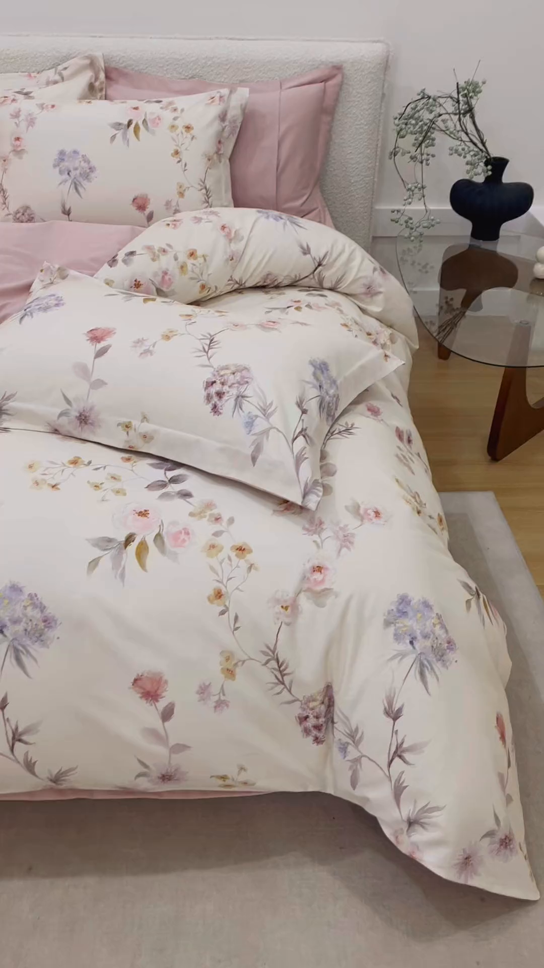 91家纺网 家纺一手货源 找家纺 爱思佳 2025新款加厚全棉纯棉磨毛数码印花四件套 初茅