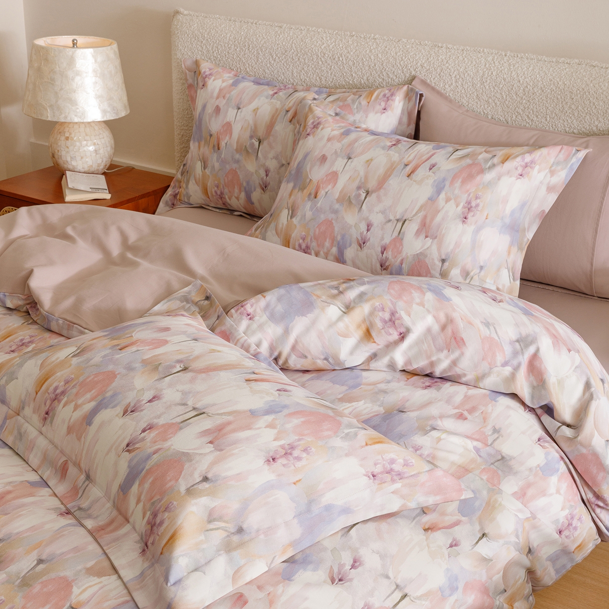 91家纺网 家纺一手货源 找家纺 爱思佳 2025新款加厚全棉纯棉磨毛数码印花四件套 花絮